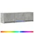 TV ormarić s LED rasvjetom Betonsko Siva 140 x 34 x 40 cm