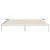 Vidaxl Posteljni okvir s stranskimi omaricami Bela 200 x 220 cm