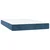 Vidaxl Box spring postelja z vzmetnico temno modra 120x200 cm žamet