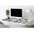 Decormat Podloga za pisalno mizo 3D strip pattern 120x60 cm
