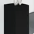 TV zidni ormar Zidne Crna 30 x 31 x 80 cm Konstruirano drvo