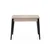 Hanah Home Trpezarijski sto na razvlačenje Dolunay-1285, 100-120 cm, Smeđi