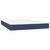 Greatstore Box spring postelja z vzmetnico modra 140x200 cm blago