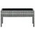 Vrtni stol sivi 75 x 40 x 37 cm od poliratana