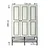 Hanah home Ormar Martin 3 126x200x50cm Beli