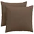 Jastučići za sofu 2 pcs Smeđa 50 x 50 cm tkanina