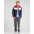JACK & JONES Muška jakna 12258444, Teget-crvena