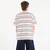 Majice Dickies East Liberty Stripe Ss Tee Egret XL