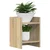 Stalak za biljke s policom 2 pcs Sonoma hrast 30 x 30 x 40 cm