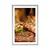Plakat s paspartujem goveji steak na žaru - 30x45 no frame