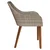 Vrtna stolica s jastukom 2 pcs Crna 62,5 x 55 x 82 cm poliratan