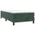 Vidaxl Box spring postelja z vzmetnico temno zelena 100x200 cm žamet