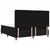 LED Box Spring Krevet s madracem Crna 180 x 200 cm tkanina