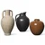 Vaza ARY 7,5 cm, rjava, kamnita posoda, ferm LIVING