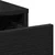 Toaletni stol Crni hrast 78,5 x 41 x 135 cm Konstruirano drvo