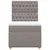 Vidaxl Box spring postelja z vzmetnico taupe 100x200 cm blago