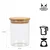 shumee 420 ml kozarec z lesenim pokrovom (ES0090W-3)