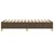 Vidaxl Posteljni okvir brez vzmetnice temno rjav 100x200 cm blago