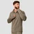 GymBeam Pulse 1/2 Zip Running Sweatshirt Vetiver