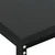 Konzolni stol crni 180 x 35 x 75,5 cm od kaljenog stakla