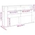 LED glava kreveta s policom Crni hrast 200 x 18,5 x 103,5 cm