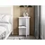 HANAH HOME Noćni ormarić Leray White (382NRC1807)