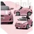 Aristom Dečiji auto na akumulator Fiat 500, Roze