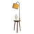 Aberto Design Podna lampa Demet, 160 cm, E27, Lešnik