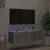Zidni TV ormarić s LED svjetlima siva boja hrasta 100x35x31 cm