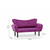 ATELIER DEL SOFA Sofa dvosed Chatto Purple