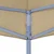 Krov za šator za zabave 4,5 x 3 m bež 270 g/m2