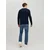 JACK & JONES Muški džemper 12208364, Teget