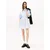 Tommy Jeans Dolga srajca svetlo modra/bela