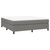 vidaXL Box spring postelja z vzmetnico temno siva 160x200 cm blago