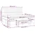 Vidaxl Box spring postelja z vzmetnico temno siva 200x200 cm žamet