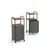 Hanah Home metalna korpa za veš Dh Box, 44 cm, braon