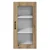 Vidaxl Stenski stekleni omarica LUCCA Artisan hrast 40 x 31 x 80 cm