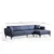Atelier del Sofa Ugaona garnitura Belissimo 95x67x270cm Plava