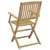 Sklopive vrtne stolice 2 kom 54 x 61 x 88 cm od drva bagrema