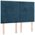 Vidaxl Box spring postelja z vzmetnico temno modra 140x190cm žamet