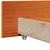 Vidaxl Konstrukcija postelje z vzglavjem Voskast rjav 75 x 190 cm