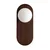 MAXLIGHT W0476 - Zidna svetiljka POINT 1xG9/7W/230V braon