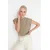 Trendyol Milla Ženska majica TWOSS20TS0021, Bež