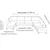 Kristal 3+Corner+3 v2 - Light Grey Light Grey Corner Sofa-Bed