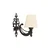 Opviq Zidna lampa Gloria, 15x10x13cm, IP20, Krem-crna