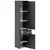 Stylife Visoka omara Duo, Antracit