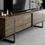 HANAH HOME Set za dnevnu sobu Luxe Set Walnut Black