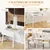 HOMCOM HOMCOM Jedilna miza borov les 110D x 86Š x 75V cm bela, (5000242584)