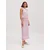EDITED Top Cleo  pastelno roza