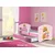 Deciji krevet ACMA II 180x80 F + dusek 6 cm PINK 33